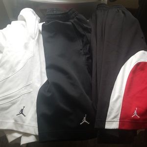 3 pairs medium sized Jordan shorts